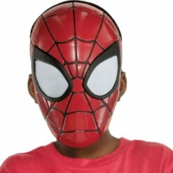 Party City 25 AMSCAN Spider-Man Molded Plastic Mask For Kids