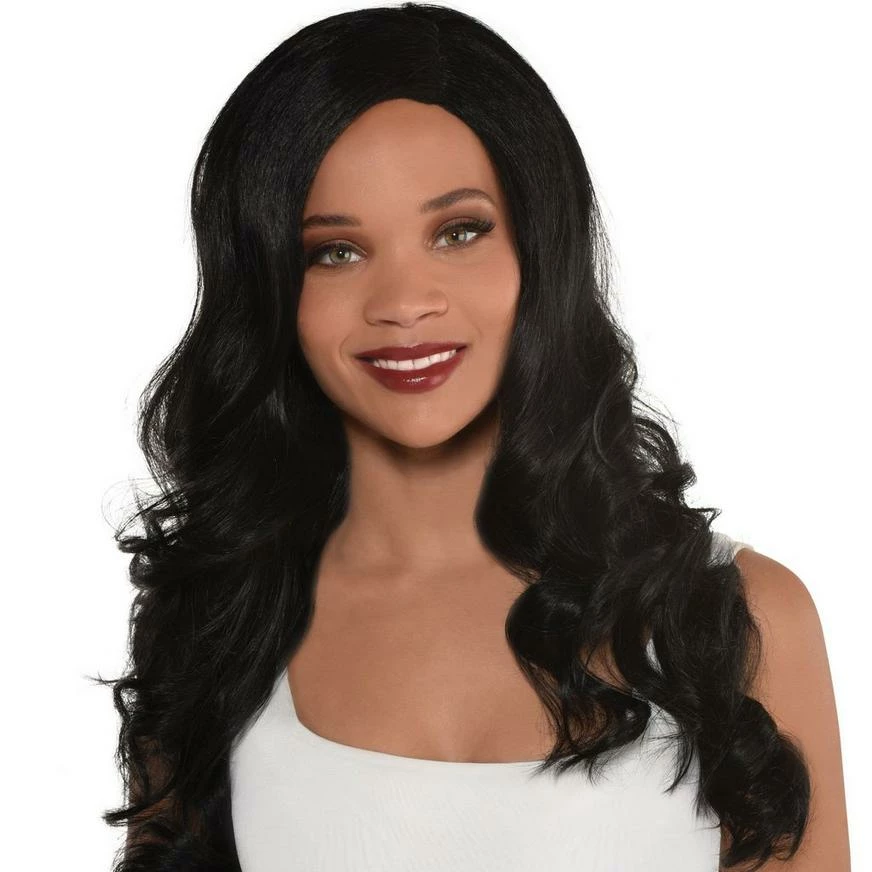Black Long Glam Wig 1 Black Long Glam Wig