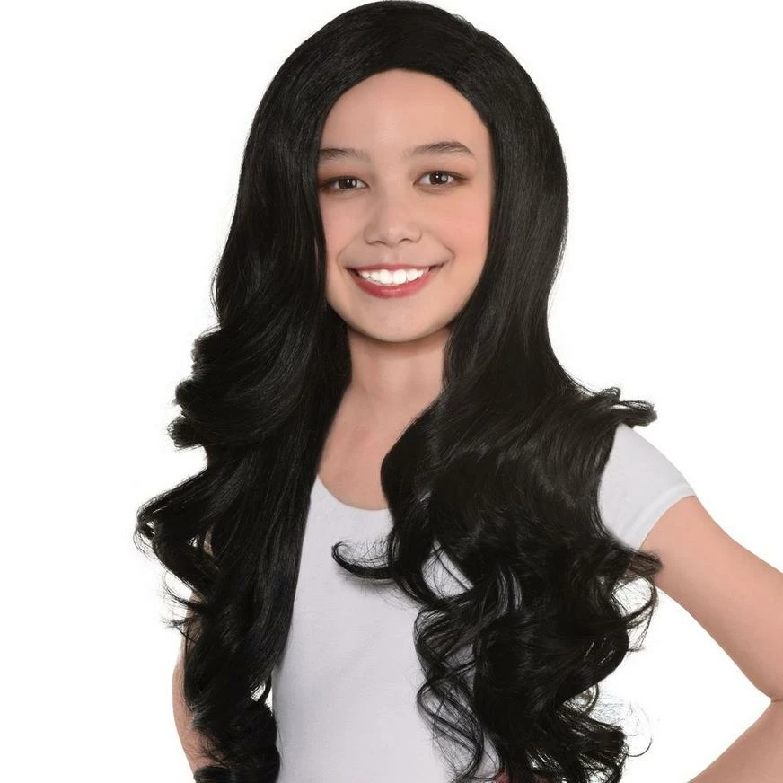 Black Long Glam Wig 2 Black Long Glam Wig - Image 2